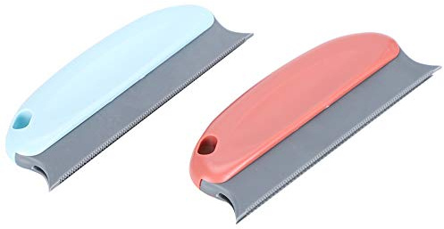 Sluffs Self Cleaning Cats Remover Combs Basics,Fuzz Silicone Cleaner,Pet Hair Remover Dual Purpose Rubber Hand Brush Hair Cleaner Fur Lint Removal.