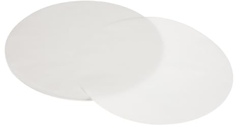 QUARKZMAN 200 Fogli Di Carta Forno Rotondi, 11 Pollici Carta Forno Antiaderente Per Pizza Torta Springform, Bianco