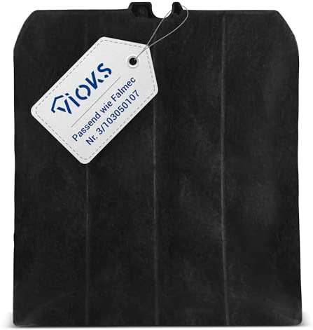 VIOKS Filtro de carbón activo para campana extractora Falmec 103050107 Nº 3 tipo B Airlux CR1000 para campana extractora, filtro de repuesto, filtro de carbón para campanas extractoras