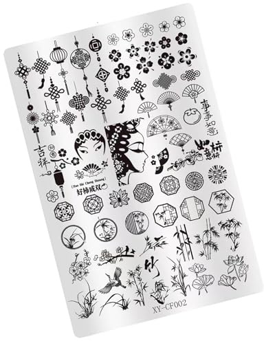 Artistic Nails Plaque de stamping en acier pour les passionnés de mode et les techniciens