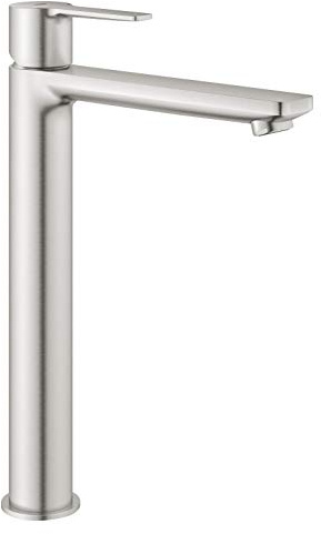 GROHE Lineare, Badarmatur - Waschtischarmatur, XL-Size, glatter Körper, supersteel, 23405DC1