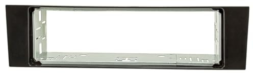 tomzz Audio 2403-057 Radioblende Metallschacht kompatibel mit Audi A3 A3 Sportback 8P 8PA schwarz