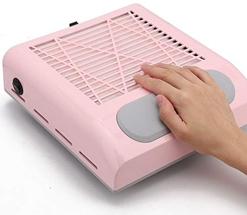 Nagelfräser Mit Absaugung, 80w Nagel Staubsammler, Staubabsaugung Nagelstudio, Nail Suction Dust Extractor, Nagelstaubabsauger Keine Notwendigkeit Staub Taschen Maniküre Werkzeugstarke Saugkraft