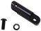 HIGHSIDER Motorrad Spiegelverlängerung 16-L, schwarz glänzend (2er-Pack)