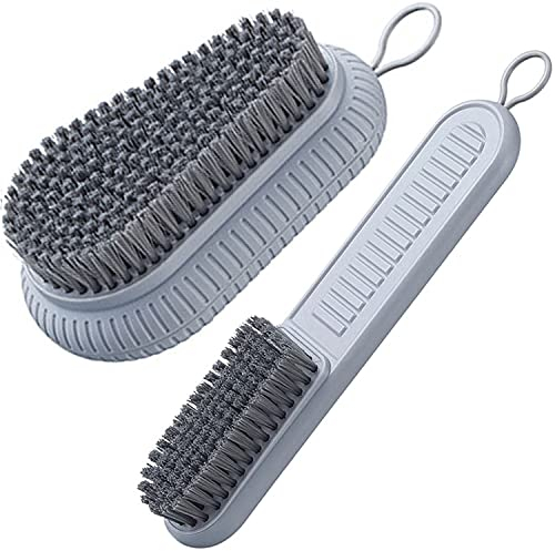 Selaurel Cleaning Brush Soft Bristle Brush Laundry Scrub Brush Clothes Underwear Shoes Scrubbing Brush, Easy to Grip Household Cleaning Brushes Tool for Countertops Bathtubs