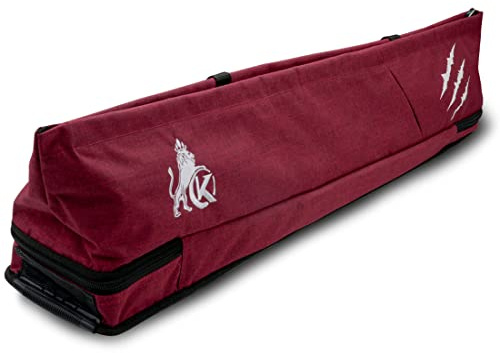 KONLLEN 3x4 4x5 Custodie portastecche per Stecche da Biliardo in Tessuto Oxford ad Alta capacità Borsa