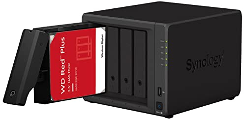 SYNOLOGY DS923+ 4Go NAS 12To (4X 3To) WD Red+, Assemblé et testé avec SE DSM installé