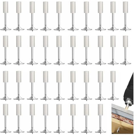 Clavos manuales de acero para pistola de clavos, herramienta de fijación de pared de clavos redondos de 7,3 mm, clavos para pistola de clavos, clavos, hormigón, techo, cable, conductos, dispositivo de