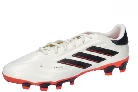 adidas Botas de fútbol Copa 2 Pro Soft Ground para hombre, Marfil Negro Rojo, 41 1/3 EU