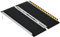HOMCOM Rampa para Sillas de Ruedas Plegable de Aleación de Aluminio 91 cm Rampa Portátil con Adhesivos Reflectantes Carga 272 kg Negro