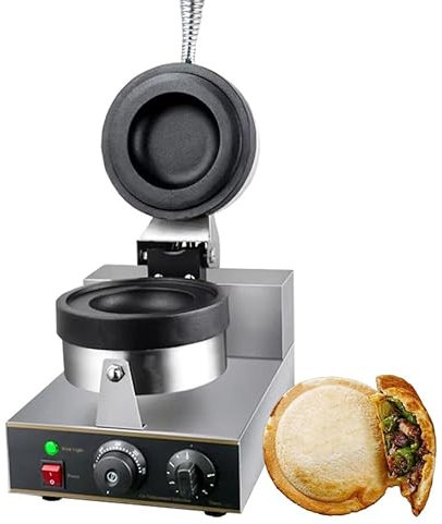 Macchina per hamburger, scaldavivande commerciale, macchina per hamburger 1300W, macchina per waffle elettrica commerciale, pressa per hamburger antiaderente elettrica, 50~300 °C temperatu