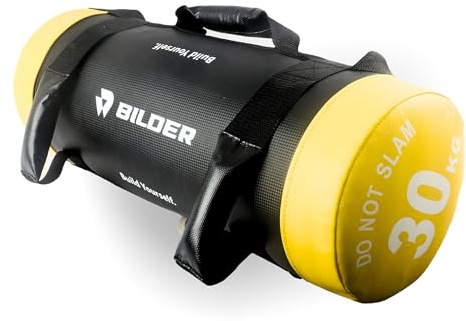 BILDER - Powerbag Compatto 30 Kg con Sabbia Metallica, Sandbag Fitness per Forza, Resistenza e Core Training, Sacco Pesi Palestra con Maniglie Multiple, Attrezzi Palestra Casa per Allenamento Completo