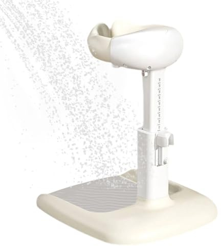 Xvilmaun Soporte De Pie Para Baño Del Bebé, Soporte de Ducha para Bebés de 6 a 36 Meses, Base Antideslizante Ergonómico Diseño Atractivo Para Baño Infantil