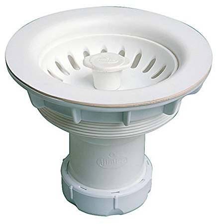 Jimten s-332 - Válvula cesta sintético s332 fregadero blanco diámetro 115