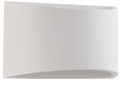 Lindby Wall Light Heiko dimmable (Modern) in White Made of Plaster/Clay for e.g. Living Room & Dining (1 Light Source, G9) from Wall Lighting lamp