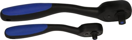 BRILLIANT TOOLS BT023002 Umschaltknarren-Satz, 2-TLG., 1/4 Zoll, 1/2 Zoll [Powered by KS Tools]