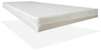 Doctorsleep Medisleep Kaltschaum Rollmatratze Kern 100x200x10 cm mit Bezug - Milano glatt, Härtegrad 3