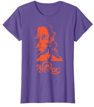Hanuman Hindu God Jai Shri Ram T-Shirt
