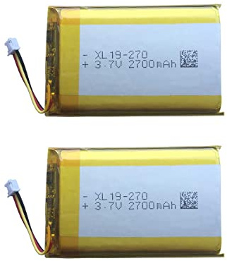 PS5-styrenhetbatteri, 2 700 mAh 3,7 V litiumbatteri ersättningsbatteri för Sony PlayStation 5 Dualsense trådlös styrenhet CFI-ZCT1W uppgradering av PS5 LIP1708-batteriet (2, PS5-styrenhet)