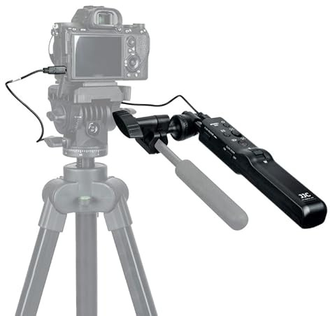 JJC Kamerastativ Fernbedienung Lanc Camcorder Controller für Sony FX30 A7IV A7III A7 A6000 A6600 A6400 RX100 VII FDR-AX53 AX55 AX700 HDR-CX240 CX405 CX625 CX28 0E Can XA40 XA50 XA11 XA55 und mehr