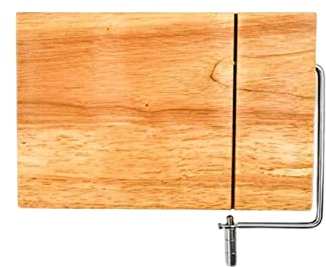 Kitchen Wooden Cheese Slicer Board for Meats (Color : Rubber Wood)