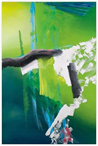 XCPORA Gerhard Richter Poster Abstrakte Wandkunst Gerhard Richter Drucke Gerhard Richter Leinwandgemälde für Zuhause Wanddekoration Bild 50x70cmx1 Kein Rahmen