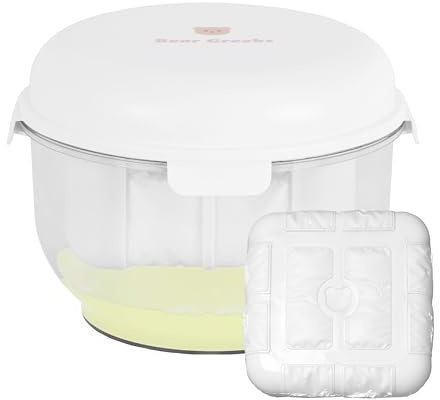 [Bear Greeks] Gguduck Maker 1.7L, colador de suero de 1.7 cuartos de galón, fabricante de yogur griego, separador de suero (2.4 L)