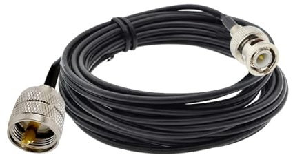 RG174. Cavo Bnc. Maschio a. Uhf. Jack femmina SO-239 SO239 Connettore Rf. Cavo del cavo del cavo del cavo del ponticello della porcellana coassiale 1m 2m 5m 10m(BNC M to UHF M,10M)