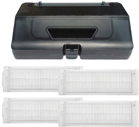 2 in 1 Water Tank Dust Box Compatible with XiaoMi Mijia S10 S12 B106GL Robot VIOMI V2 / V3 /Mop 2S / Mop Pro STYJ02YM / 3CRobot Vacuums Accessories