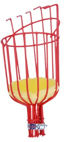 BCOATH Obstpflücker Korb Obst Werkzeug Für Farm Und Zuhause Metallgerät Zum Greifen Von Äpfeln Pfirsichen Und Anderen Früchten Leicht Und Sicher