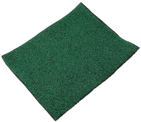 Milisten 1 Sheet Turtle Terrace Mat Cage Grass Turf Carpet Fake Grass Decor Fairy Garden Fairy Lawn Artificial Aquatic Fish Tank Plants Fake Plants Lawn Pp Plastic Green