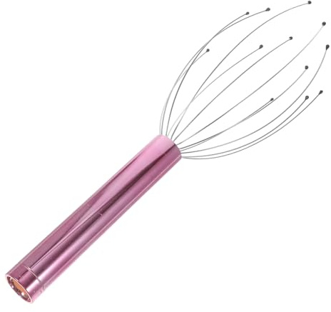 HONMEET Masseur de Tête à Griffes Électrique Simple et Pratique pour Hommes et Femmes en Métal Stimule Follicules Pileux et Favorise la Circulation Sanguine pour Cuir Chevelu