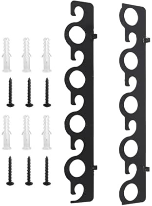 SkyPOOU Horizontale Angelruten-Aufhänger, Halterung, Wandhalterung, Rack für Garage, Wand, Decke, Ständer, horizontal, vertikal, Angelrutenaufhänger