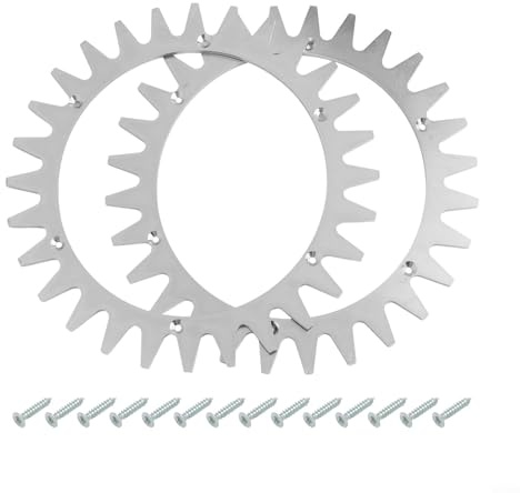 Yuanpgky Off-Road Spikes für Yardforce Mähroboter – TLYA-01 Anti-Rutsch-Nägel kompatibel mit SA, für SC, SE, R, für MR, & NX Serie – Stahlgriffheringe, 4-teilig