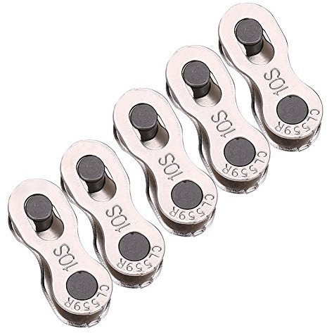 Fahrrad Kettenverbinder Set Kettenverbindungen Fahrradverbindungen Schnellspanner für 6-7-8 9-Gang (5 Paar Set) (Color : 10 Speed)