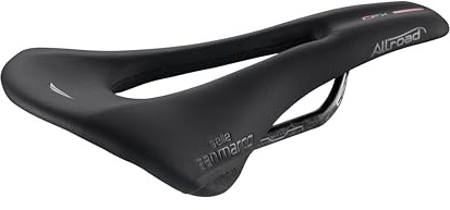 Selle San Marco ALLROAD Carbon FX - Sella per Bicicletta Gravel, in Carbonio, Leggera e Performante, Foro Anatomico e Inserti Speciali - Taglia L3, Nero