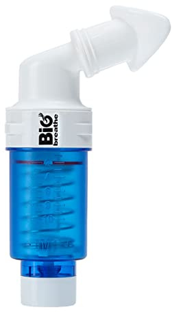 Bigbreathe IMT Middle(Blue) | Inspiratory Muscle Trainer for Amateur Players and Singers, Breathing Exercise Device, Compact and Easy to Clean