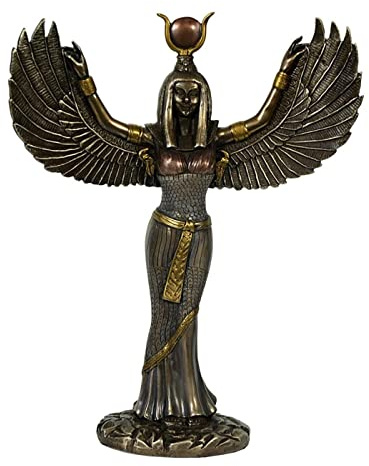 MystiCalls by Mayer Chess Dekofigur bronziert - Modell Isis ca. 31 cm - Bronzefigur Figur Deko Wohndeko Statue
