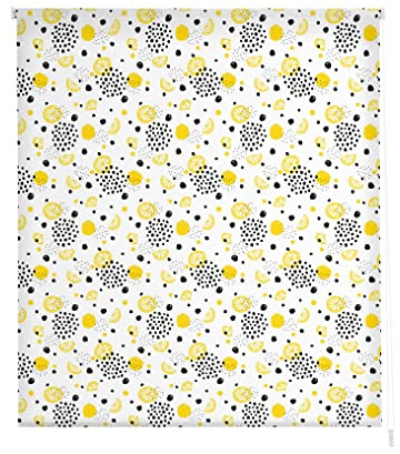 Estoralis | Kitchen | Modern Design Roller Blind | Digital Printed Fabric | C-1233 | 90 x 180 cm (Width/Height) Fabric Size 87 x 175 cm | Roller Blinds for Windows and Doors