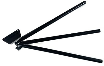 JA Horse JA6010 Deckenhalter Deckenleiter Metall, 60 cm, schwarz schwenkbar | Schabrackenhalter Deckenhalterung Pferdedeckenhalter Decke Schabracke für Stall Pferd Sattelschrank Wohnmobil Pferdeboxen