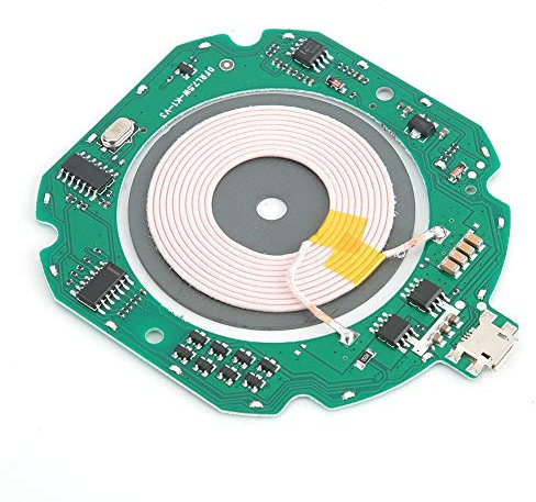 75% Kabelloses Ladegerät-Sendermodul – Hocheffizienter 5 W/7,5 W/10 W DIY-Qi-Wireless-Ladeadapter mit Automatischer Erkennung für Alle Qi-Standard-Telefone