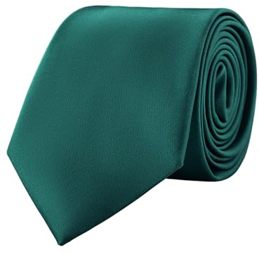 WANYING Hombre Corbata de Color Liso 8 cm de Ancho Normal Estándar Corbata Básica Clásica para Negocios Informal Festival Boda