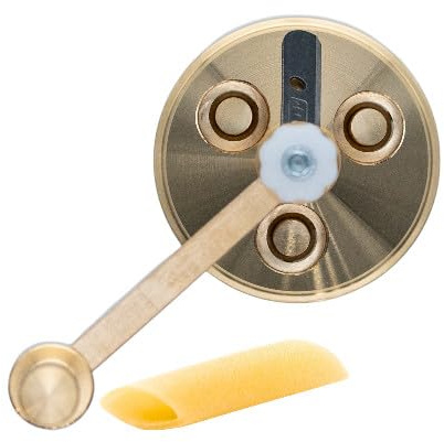 Pastidea - Matrize Zubehör Penne lisce/Penne glatt 8mm Durchmesser kompatibel mit Kenwood Pasta Fresca oder mit Adapter im Pastamaker Avance / 7000er Serie und anderen Nudelmaschinen