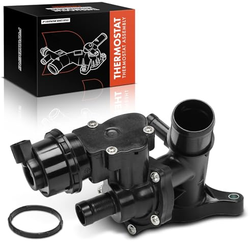 Frankberg Termostato de Refrigerante Compatible con Grand Scénic III JZ0/1 | Compatible con Clase C W205 Clase C T-Model S205 Espace V JR Fluence L3 Grand Scénic IV R9 Kadjar HA HL Replace# 110600686R