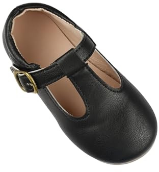 TRIWORIAE-Ballerines Fille Chaussures Plates Mary Jane Élégantes per École Activité Fête Noir 24