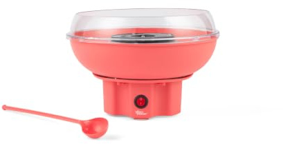 Giles & Posner Funfair Candyfloss Maker, 400 W Cotton Candy Machine | 26.5 Cm Bowl, Non-Slip Feet, Includes Measuring Spoon And Sticks, For Parties And Family Treats, Home Use