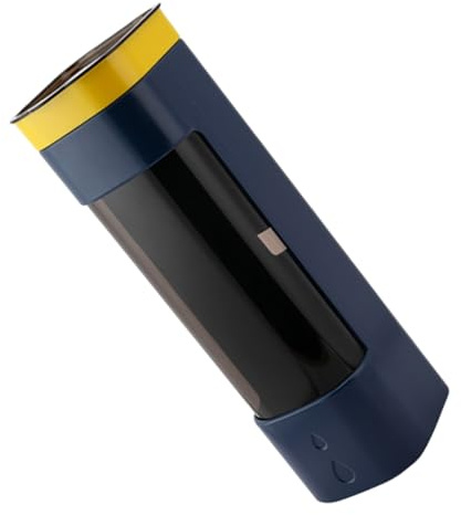GALPADA Porta Bicchieri di Plastica da Parete Blu Design a Muro per Casa, Dispenser Porta Tazze Salva Spazio e Riduce gli Sprechi, Pratico e Resistente