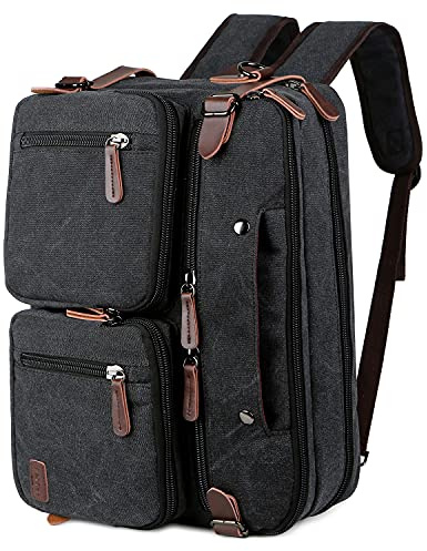 Baosha Convertible Briefcase Backpack 17 Inch Laptop Bag Case Business Briefcase HB-22