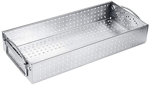 AIYoo Mesh Cutlery Tray Drawer Organizer - 304 Stainless Steel Kitchen Utensil Drawer Organizer/Silverware Storage Kitchen Utensil Flatware Tray - 11.3x4.1x2.0 Inch