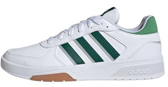 Adidas Herren CourtBeat Court Lifestyle Shoes, Cloud White/Collegiate Green/Grey, 43 1/3 EU
